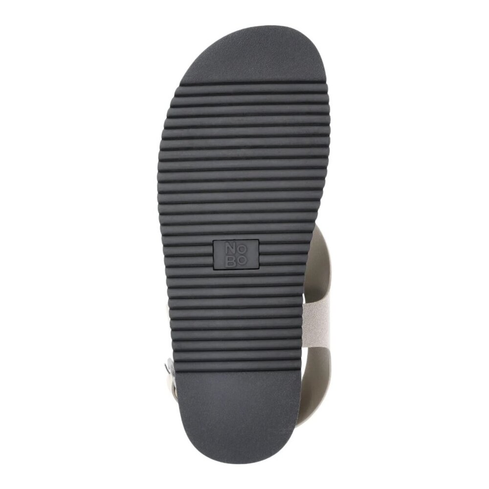 No Boundaries Women's X-Strap Toe Loop Sandals, Size 7, Adjustable Straps, Flat - Picture 2 of 5